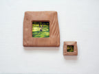 Large and Small Solid Wood Wall Hanging Picture Frame Set with Forest Artwork