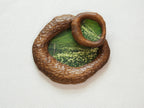 Large and Small Solid Walnut Wood Wall Hanging Picture Frame Set – Lake Shapes