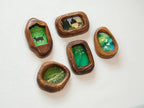 Handmade Solid Walnut Wood Wall Hanging Picture Frame Set with Artwork