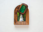 Large and Small Solid Walnut Wood Wall Hanging Picture Frame Set with Artwork