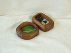 Handcrafted Walnut Solid Wood Wall Hanging Picture Frame Set with Artwork