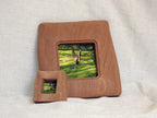 Large and Small Solid Wood Wall Hanging Picture Frame Set with Forest Artwork