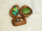 Handmade Solid Walnut Wood Wall Hanging Picture Frame Set with Artwork