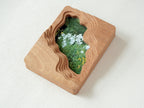 Large and Small Solid Wood Wall Hanging Picture Frame Set - Flowing Stream