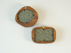 Handcrafted Walnut Solid Wood Wall Hanging Picture Frame Set with Artwork